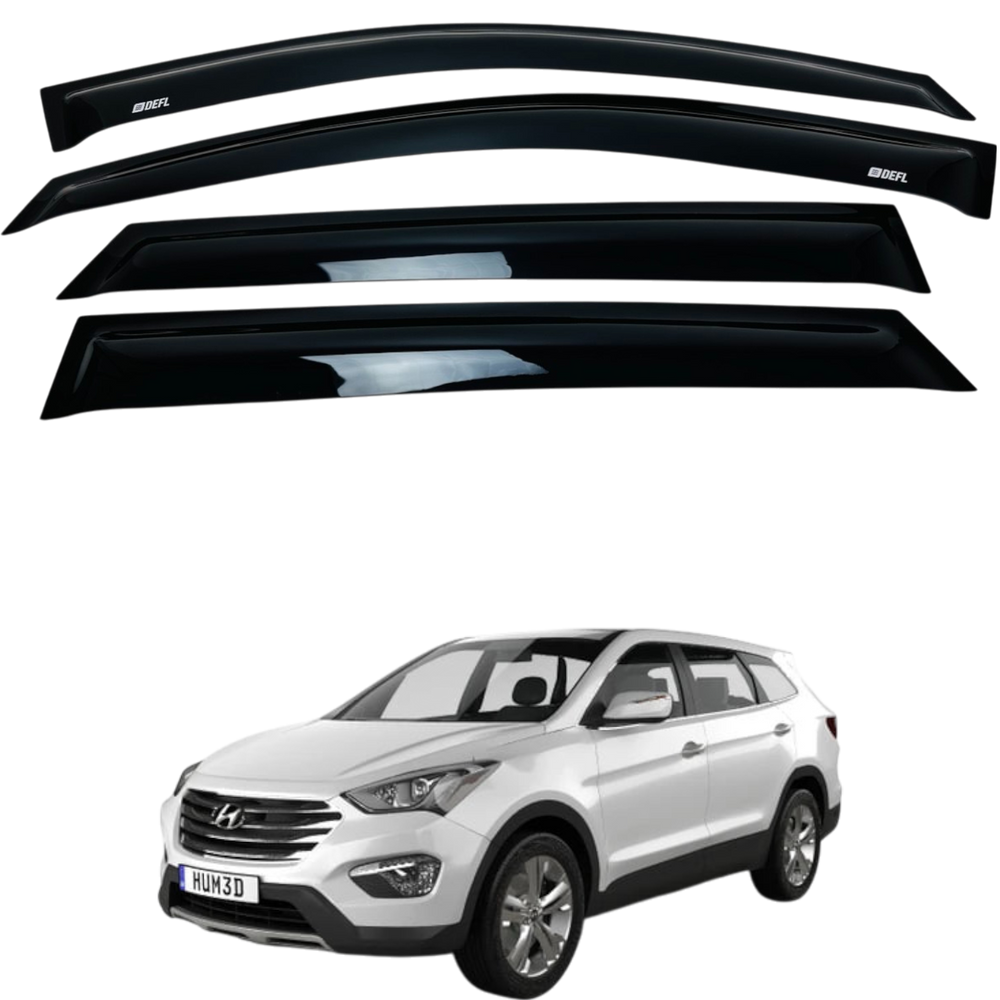 Дефлекторы окон (ветровики) Hyundai SANTAFE IX45/GRAND SANTAFE 2013-2016 (Defl) 00-00016187 фото