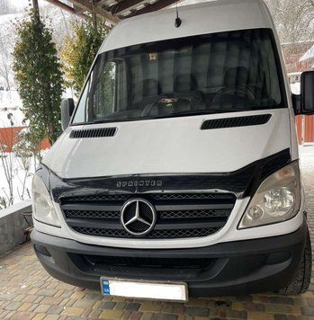 Дефлектор капота (мухобойка) Mercedes Sprinter 2006-2013 (ViP) 00-00000294 фото