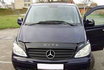 Дефлектор капота (мухобойка) Mercedes Vito 639 2004-2014 (VIP) 00-00000300 фото