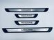 Накладки на пороги Renault Megane 4шт (Y-1 хром-пластик) (TAN24) 00-00011489 фото