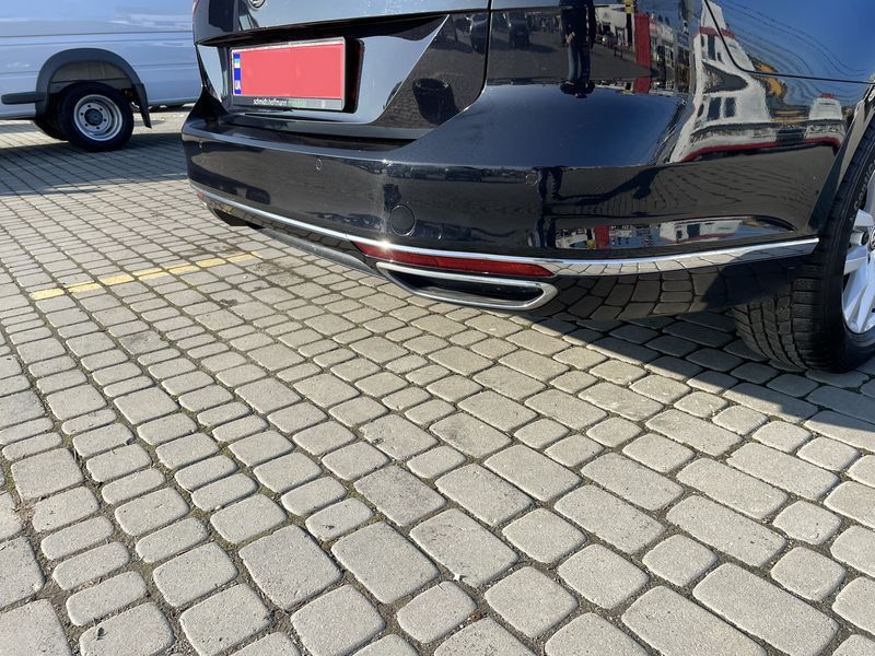 Х/н Volkswagen Passat B8 2015- накл. "Вихлоп" 2шт "Хром-нерж" (TAN24) 00-00010674 фото