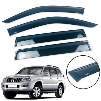 Д/в Toyota LC 120 Prado/ GX 470 2003-2010 накладні шир.11cm (Defl) 00-00014136 фото