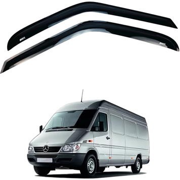 Дефлектори вікон (вітровики) Mercedes Sprinter 1998-2005 2шт. (Defl) 00-00016194 фото