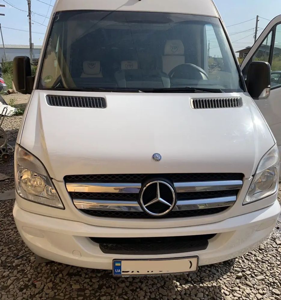 Х/н Mercedes Sprinter 906 2006-2013 накл. на передню решітку 4шт (TAN24) 00-00010586 фото