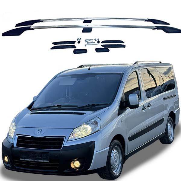 Рейлінги Fiat Scudo 2008-2016 NEW [ДБ] "Хром" STF (Турція) 00-00006592 фото